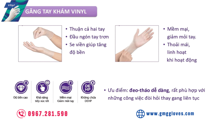 Găng tay khám Vinyl