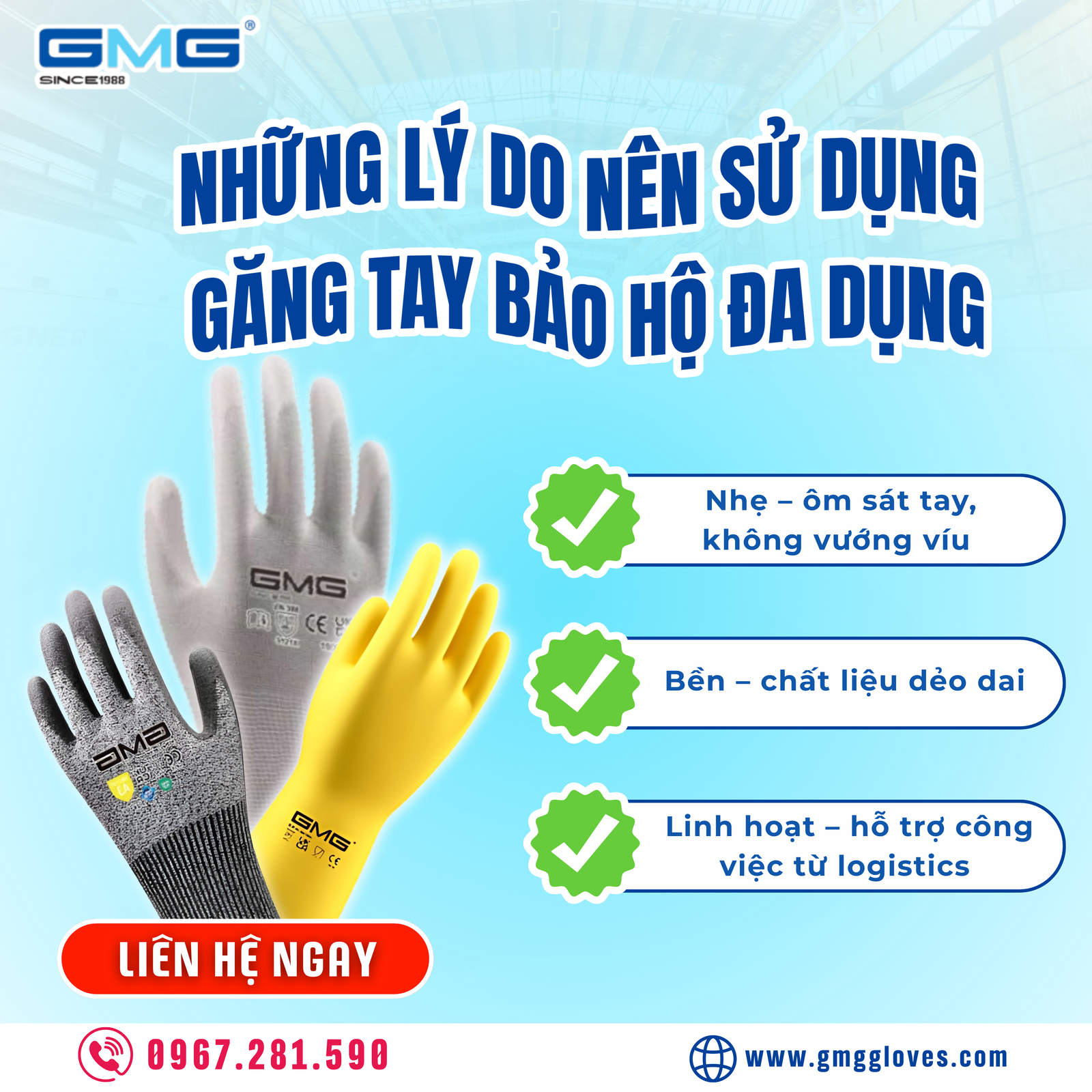 Top những lý do bạn nên sử dụng găng tay bảo hộ đa dụng
