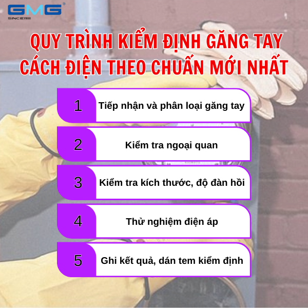 Quy trình kiểm định găng tay cách điện theo chuẩn mới nhất