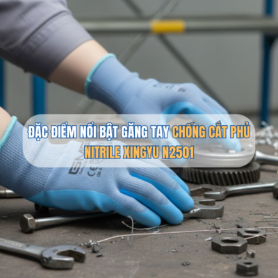 Đặc điểm nổi bật găng tay chống cắt phủ nitrile GMG T1020 trong cơ khí